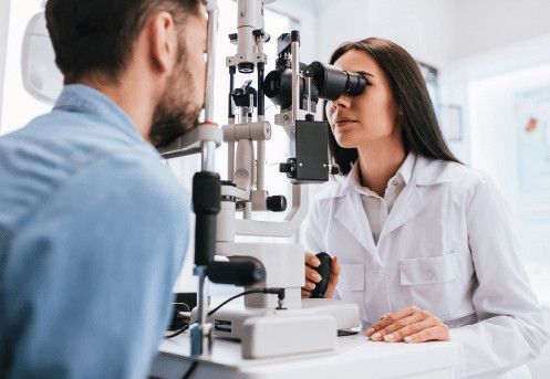 Ophthalmology eye care and vision